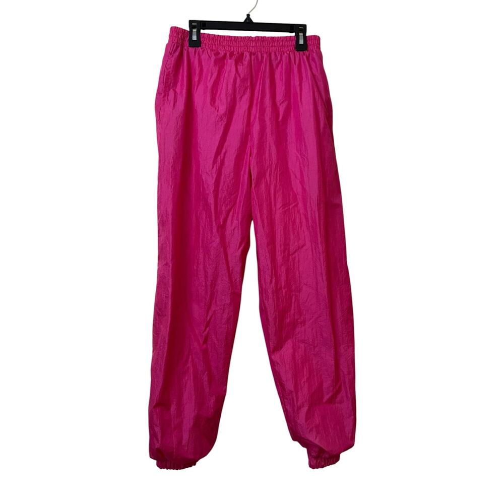 Vtg Pearl River Clothing Co Pink Nylon Track Jogger Pants Youth L 14/Womens XSP - Picture 2 of 8